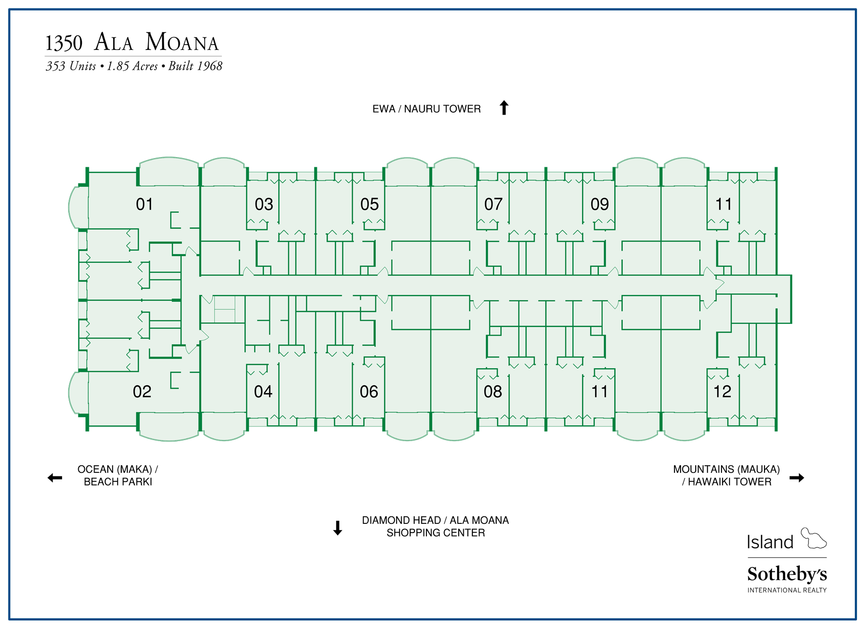 1350 Ala Moana Map